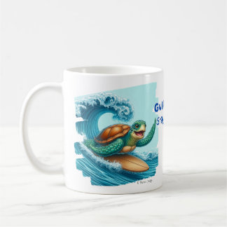 Bukt i Mexiko Stanna Salty & ResistSea Turtle Kaffemugg