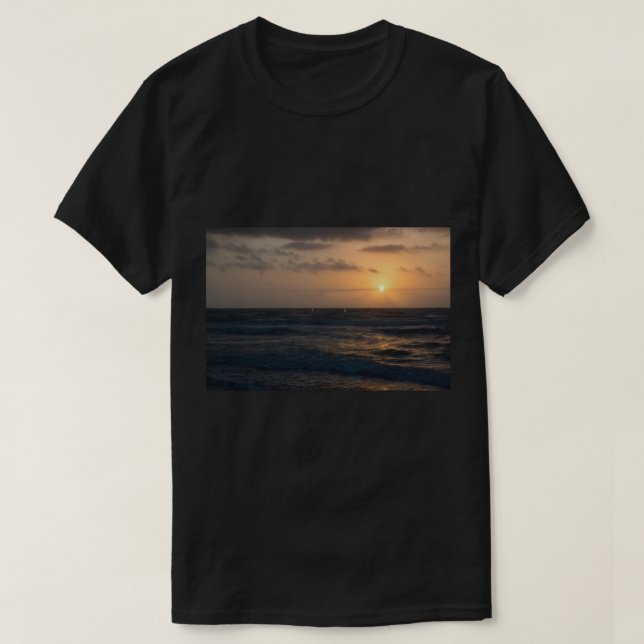 Bukt i Mexiko Sunrise T Shirt (Design framsida)