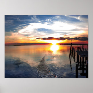Bukt i Mexiko Sunset Poster