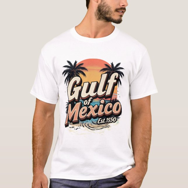 Bukt i Mexiko T Shirt (Framsida)