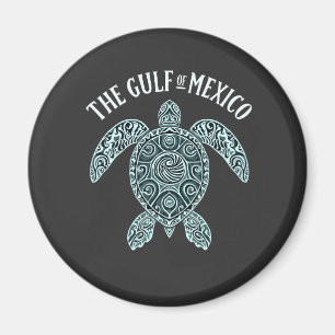 Bukt i Mexiko Turtle Sea Latino Magnet