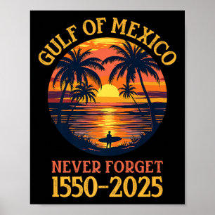 Bukt i Mexikos luddiga Bukt i USA glömmer aldrig b Poster