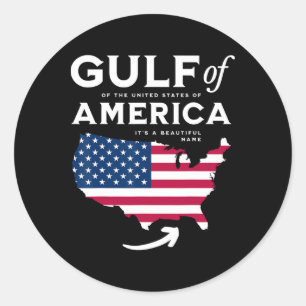 BUKT i USA 1 Runt Klistermärke