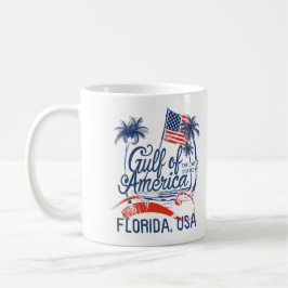 Bukt i USA Amerika 2025 Florida American Flagga Kaffemugg