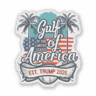 Bukt i USA Amerika Trump 2025 American Flagga Klistermärken