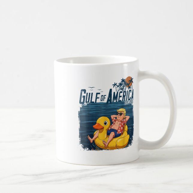 Bukt i USA Est 2025 4:e juli-Trum Kaffemugg (Höger)
