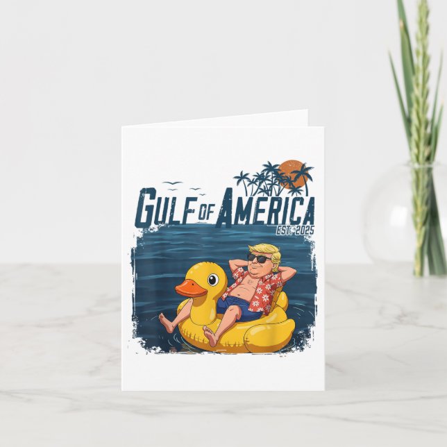 Bukt i USA Est 2025 4:e juli-Trum Kort (Framsida)