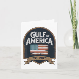 Bukt i USA Est 2025 American Flagga Trump S Kort
