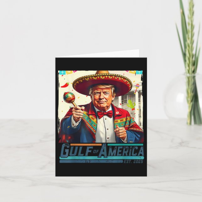 Bukt i USA Est 2025 Cinco de Mayo Trump G Kort (Framsida)