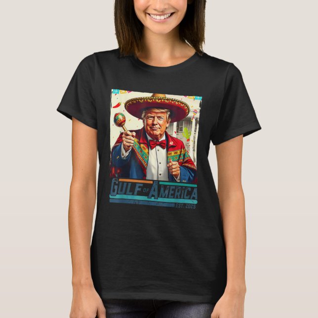 Bukt i USA Est 2025 Cinco de Mayo Trump G T Shirt (Framsida)