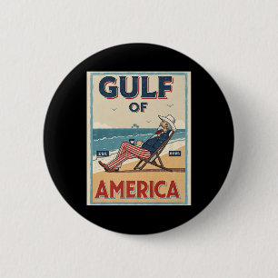 Bukt i USA Est. 2025 Farbror Sam Patriotic Knapp