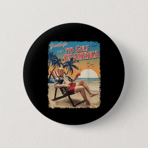 Bukt i USA Est 2025 Retro Trump Patriotic Knapp