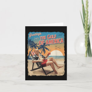 Bukt i USA Est 2025 Retro Trump Patriotic Kort