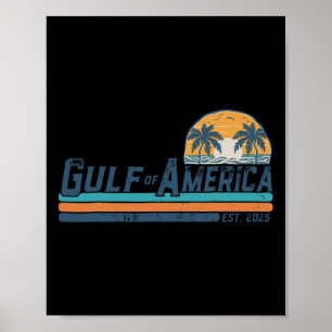 Bukt i USA Est 2025 Retro Vintage Beach 11 Poster