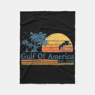 Bukt i USA Est 2025 Retro Vintage Beach 2 Fleecefilt