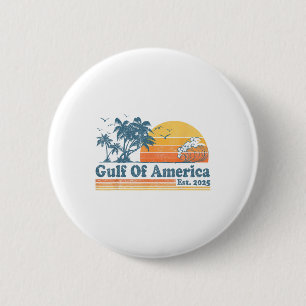 Bukt i USA Est 2025 Retro Vintage Beach me Knapp