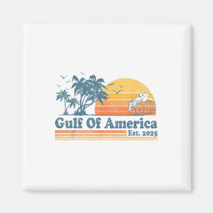 Bukt i USA Est 2025 Retro Vintage Beach me Magnet