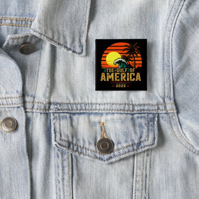 Bukt i USA Est 2025 Retro Vintage Knapp (In Situ)
