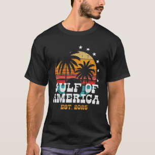 Bukt i USA Est 2025 Sunset Retro Manar Wome T Shirt