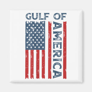 Bukt i USA Lustigt amerikanska Flagga (på Ba) Magnet