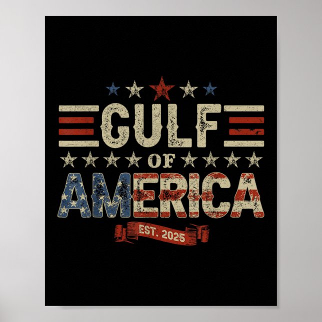 Bukt i USA Lustigt USA flagga _45 Poster (Framsidan)