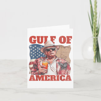 Bukt i USA Lustigt USA flagga Kort