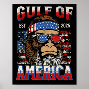 Bukt i USA Trump Funny Bigfoot Mexico Pat Poster