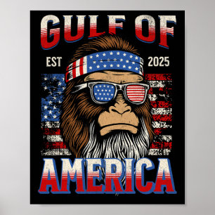 Bukt i USA Trump Funny Bigfoot Mexico Pat Poster