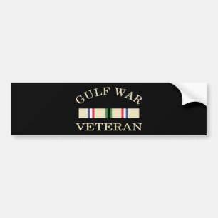 Bukt Krig Veteran Bumper Sticker Bildekal