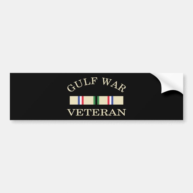 Bukt Krig Veteran Bumper Sticker Bildekal (Framsidan)