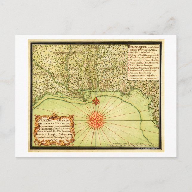 Bukt Kusten i Förenta staternaPanoramiska Karta Vykort (Framsida)