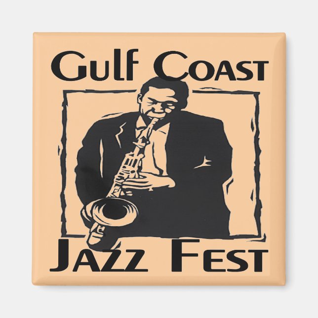 Bukt Kusten Jazz Fest Magnet (Framsidan)