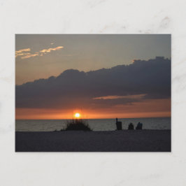 Bukt Kusten Sunset - Florida Postcard Vykort