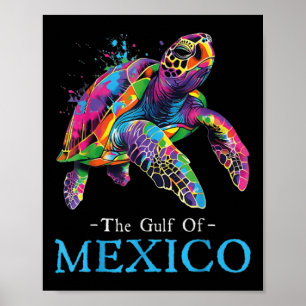 Bukt Mexiko Shirt Bukt of US America 2025 Flagga M Poster