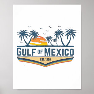 Bukt Mexiko Shirt Bukt of US America 2025 Flagga M Poster