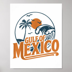 Bukt Mexiko Shirt Bukt of US America 2025 Flagga M Poster