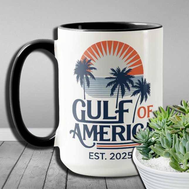 Bukt of America Est. 2025 Kustboende Äventyr Mugg (Skapare uppladdad)
