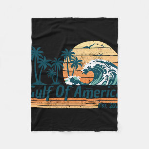 Bukt of US America Est 2025 Retro Vintage Beach Fleecefilt