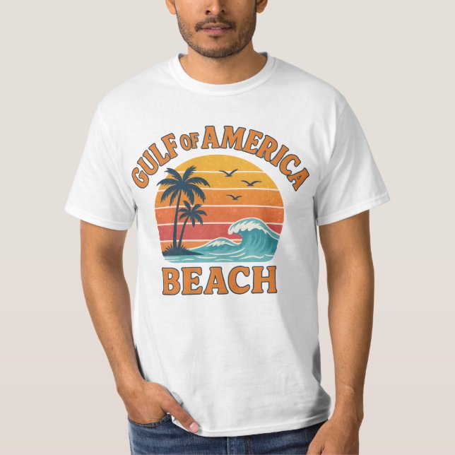 Bukt Retro Beach Vibes design T Shirt (Framsida)
