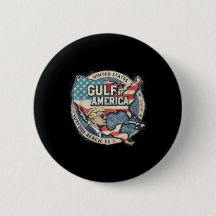 Bukt Retro of America Est 2025 USA American Flagga Knapp