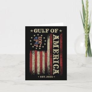 Bukt Retro of America Est 2025 USA American Flagga Kort