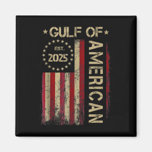 Bukt Retro of America Est 2025 USA American Flagga Magnet