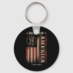 Bukt Retro of America Est 2025 USA American Flagga Nyckelring