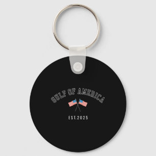 Bukt Retro of America Est 2025 USA American Flagga Nyckelring