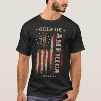 Bukt Retro of America Est 2025 USA American Flagga T Shirt