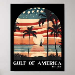 Bukt Retro of America Est 2025 USA American Manar  Poster