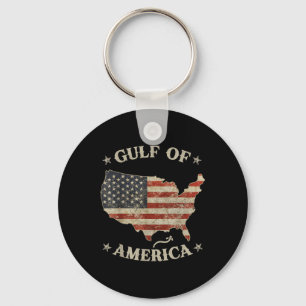 Bukt Retro of USA Est 2025 American Flagga Nyckelring