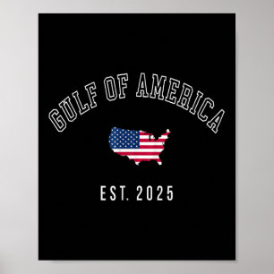 Bukt Retro of USA Est 2025 American Flagga Poster