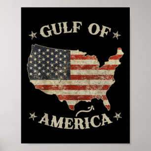 Bukt Retro of USA Est 2025 American Flagga Poster