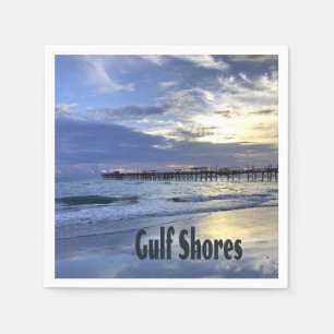 Bukt Shoes Alabama Beach Sunrise Pier Pappersservett